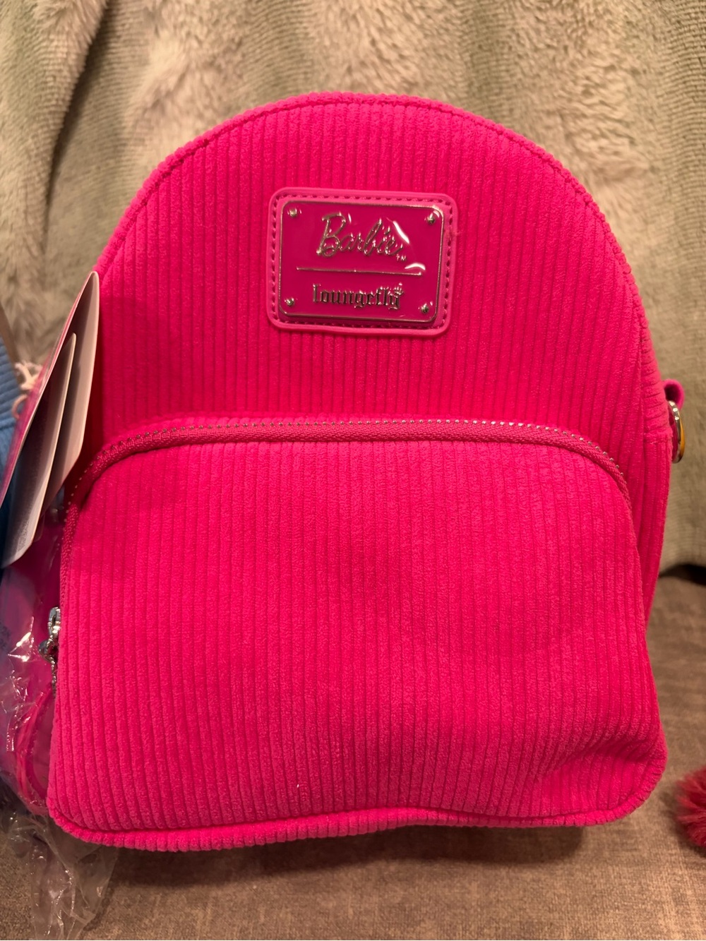 Loungefly Barbie Mini Backpacks - Light Blue & Hot Pink - Picture 3 of 4